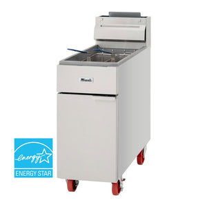 Migali C-F35-NG, 35 lb ENERGY STAR Natural Gas Fryer - 60,000 BTU