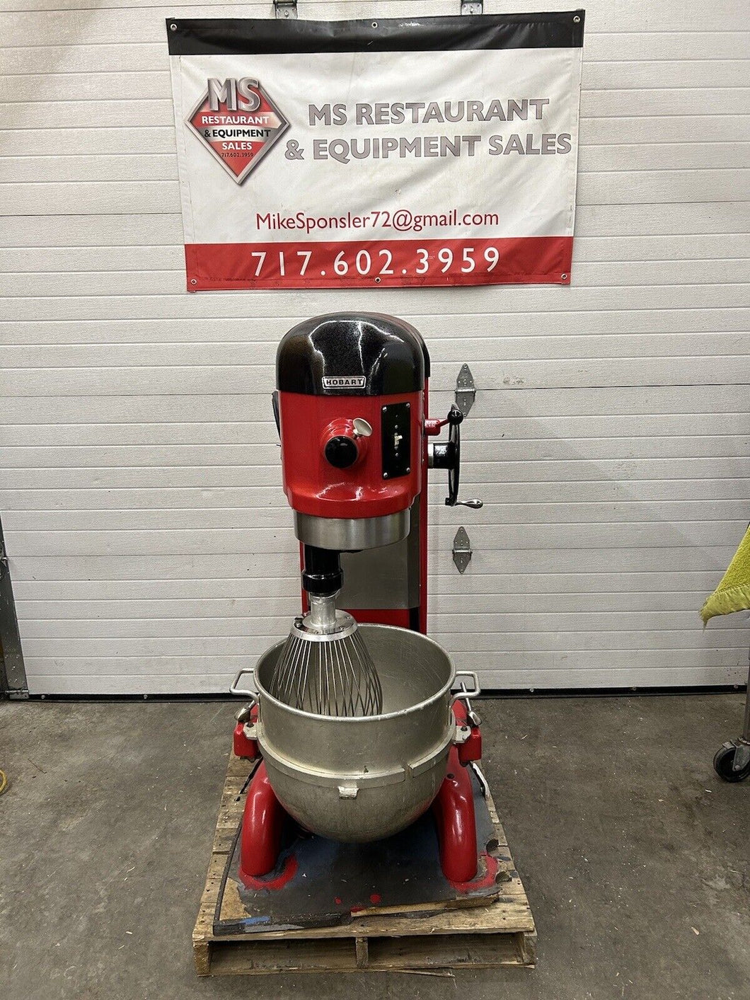 Hobart H600 60QT Mixer W/ Wire Whip & Bowl Refurbished