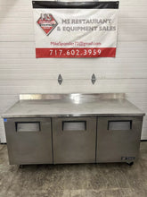 Load image into Gallery viewer, True TWT-72 HC 72” Worktop Refrigerator W/ (3) Sections, 115v Fully Refurbished!