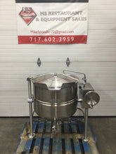 Load image into Gallery viewer, Cleveland KDL40T 40 Gal. Steam Kettle Manual Tilt 2/3 Jacket Direct Steam