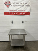 Load image into Gallery viewer, Winholt DTS 2430 16 Ga. Stainless Steel Table W/ SS Under Shelf 24x30x33