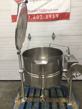 Load image into Gallery viewer, Cleveland KDL40T 40 Gal. Steam Kettle Manual Tilt 2/3 Jacket Direct Steam