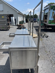 Winholt Enclosed Stainless Steel Sample Demo Table Refurbished!