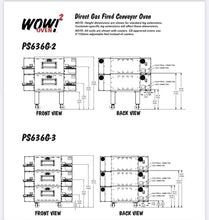 Load image into Gallery viewer, Middleby Marshall PS636G Gas Conveyor Oven 24” x 36” USED ONLY 6 MONTHS