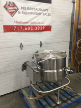 Load image into Gallery viewer, Cleveland KDL40T 40 Gal. Steam Kettle Manual Tilt 2/3 Jacket Direct Steam