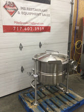 Load image into Gallery viewer, Cleveland KDL40T 40 Gal. Steam Kettle Manual Tilt 2/3 Jacket Direct Steam