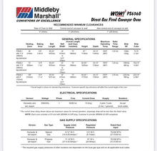 Load image into Gallery viewer, Middleby Marshall PS636G Gas Conveyor Oven 24” x 36” USED ONLY 6 MONTHS
