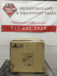 ALFA #22 Commercial 1.5 HP Meat Grinder Model #MC-22 NEW IN BOX