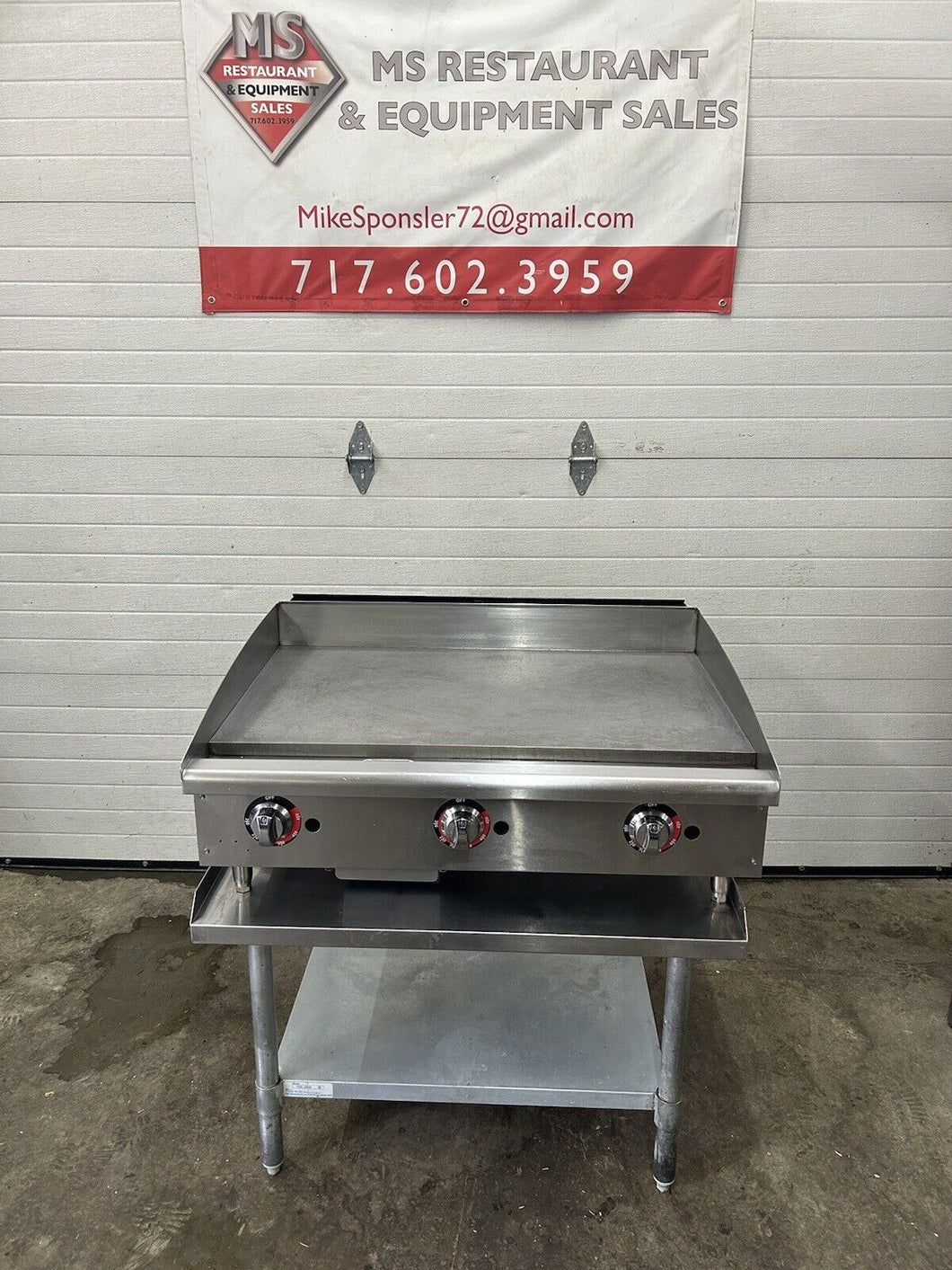 Star MFG 636TF 36” Gas Griddle W/ Thermostat Controls 1” Steel Plate Refurbished