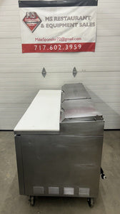 True TPP-67 Pizza Prep Table For 9 Pans 2 Door Fully Refurbished