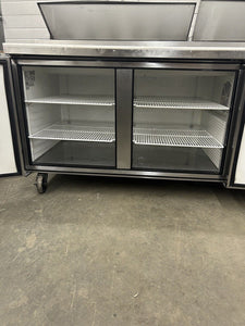 True TPP-67 Pizza Prep Table For 9 Pans 2 Door Fully Refurbished