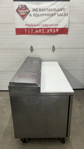 True TPP-67 Pizza Prep Table For 9 Pans 2 Door Fully Refurbished