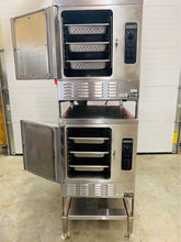 Load image into Gallery viewer, Double Stack Hobart HC24EA5-3 ph Electric Convection Steamer - Professional Control