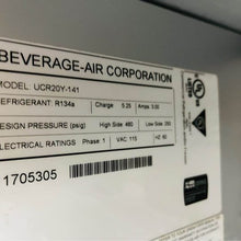 Load image into Gallery viewer, Beverage Air - UCR20Y - Shallow Depth Undercounter Refrigerator 20&quot; Clean , Tested &amp; Working!