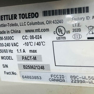 Melter Toledo Pact-M / Impact M Digital Touchpad Deli  Produce Bakery Scale w/ Printer Tested Works!