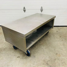 Load image into Gallery viewer, Heavy Duty Stainless Steel Equipment Stand on Heavy Duty Commercial Casters