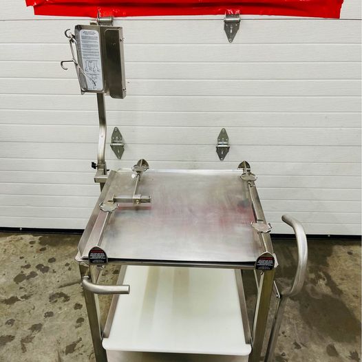 Face To Face Slicer Deli Buddy Mobile Stainless Cart