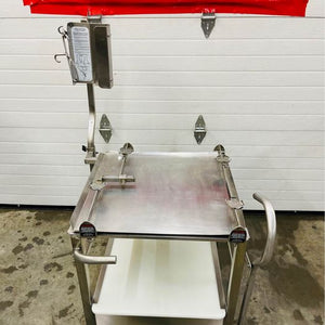 Face To Face Slicer Deli Buddy Mobile Stainless Cart Good Condition