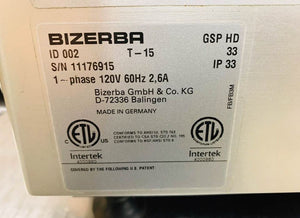 Bizerba GSPHD 2015 Automatic Deli Slicer Refurbished Tested & Working!