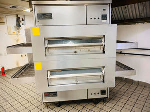 Middleby Marshall PS360 32" Double Deck Gas Conveyor Pizza Oven