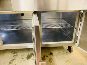 Traulsen VPS120J 4-Door Refrigerated Prep Table