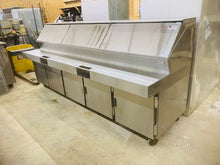 Load image into Gallery viewer, Traulsen VPS120J 10ft Refrigerated Prep Table 3 Slide Top 4 Doors Tested &amp; Working