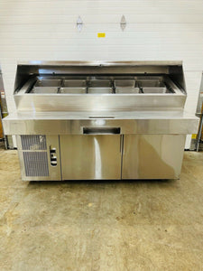 Randell PH72E3 72” Sandwich Subs Deli Pizza Refrigerated Prep Make Table!