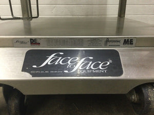 Face To Face Deli Buddy Mobile Stainless Cart Works Great