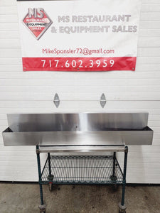 Liquor Speed Rail 60” Hang On Stainless Steel Single Tier!