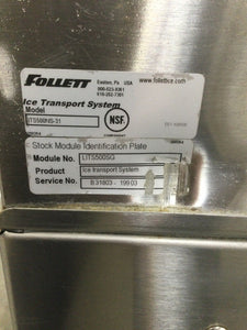 Follett ITS500NS-31” Ice Storage and Transport System w/ Cart - 382 lb