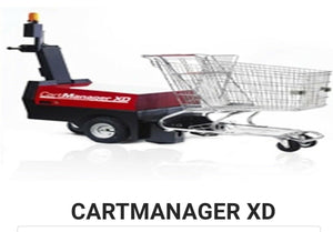 Gatekeeper Systems CartManager XD Battery Power Shopping Cart Tested and Works