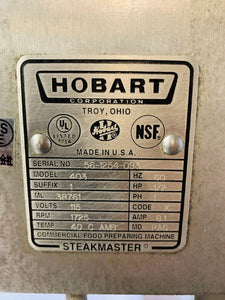 Hobart 403 Commercial Meat Tenderizer Fully Refurbished!