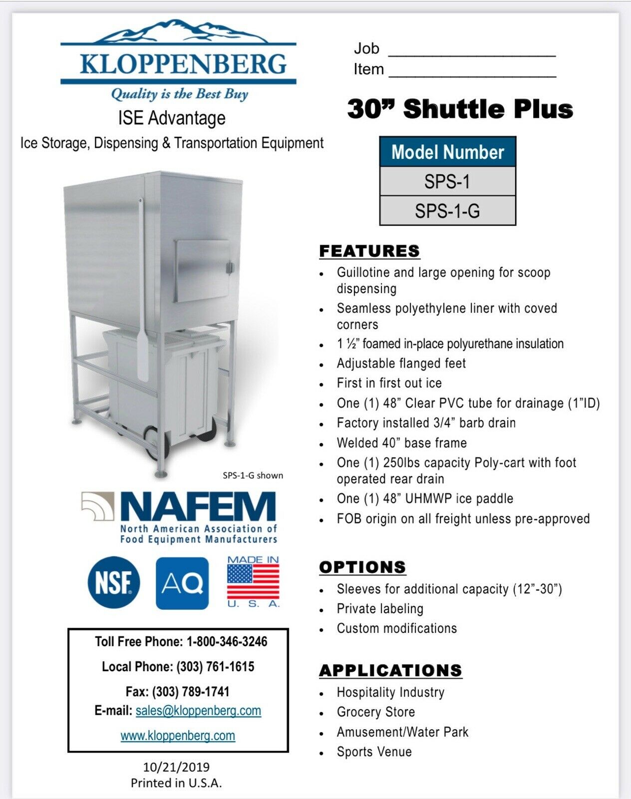 Ice storage systems, Products