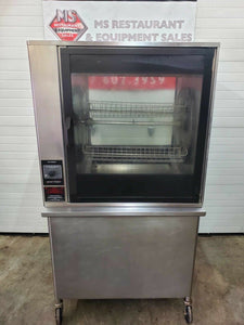 Henny Penny SCR-8 Countertop w/ Stand and Baskets Rotisserie Oven Working!