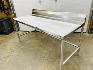 Universal Poly Work Top Butcher Table