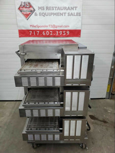 Lincoln 1132 Triple Stack 3ph 208v Electric Conveyor Pizza Oven Tested Working!