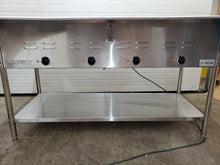 Load image into Gallery viewer, ServIt EST-4WS Four Pan Sealed Well Electric Steam Table w/Undershelf 120v Works