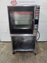 Load image into Gallery viewer, Henny Penny SCR-8 Countertop w/ Stand and Baskets Rotisserie Oven Working!