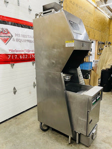 Pitco PH-SEF184-S & Giles FSH-2-PH COMBO FRYER w/ OIL FILTRATION TESTED WORKING