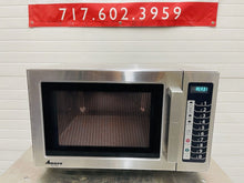 Load image into Gallery viewer, Amana RCS10TS Stackable Comm. Microwave w/ Push Button 120V, 1000W