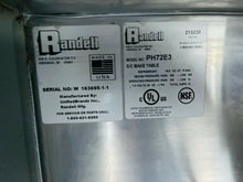 Load image into Gallery viewer, Randell PH72E3 72” Sandwich Subs Deli Pizza Refrigerated Prep Make Table!