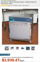 Load image into Gallery viewer, Alto-Shaam 750-S Holding Cabinet Mobile Holds 10 Food Pans, 120v