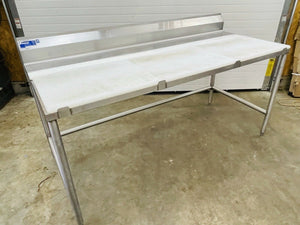 Universal Poly Work Top Butcher Table