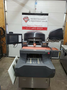 Hobart AWS 1LR Automatic Meat Wrapping W/ Side Pre Wrap Prep Table Refurbished!