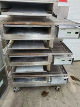 Load image into Gallery viewer, Lincoln 1132 Triple Stack 3ph 208v Electric Conveyor Pizza Oven Tested Working!