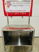 Load image into Gallery viewer, Winholt Enclosed Stainless Steel Sample Demo Table Tested &amp; Working