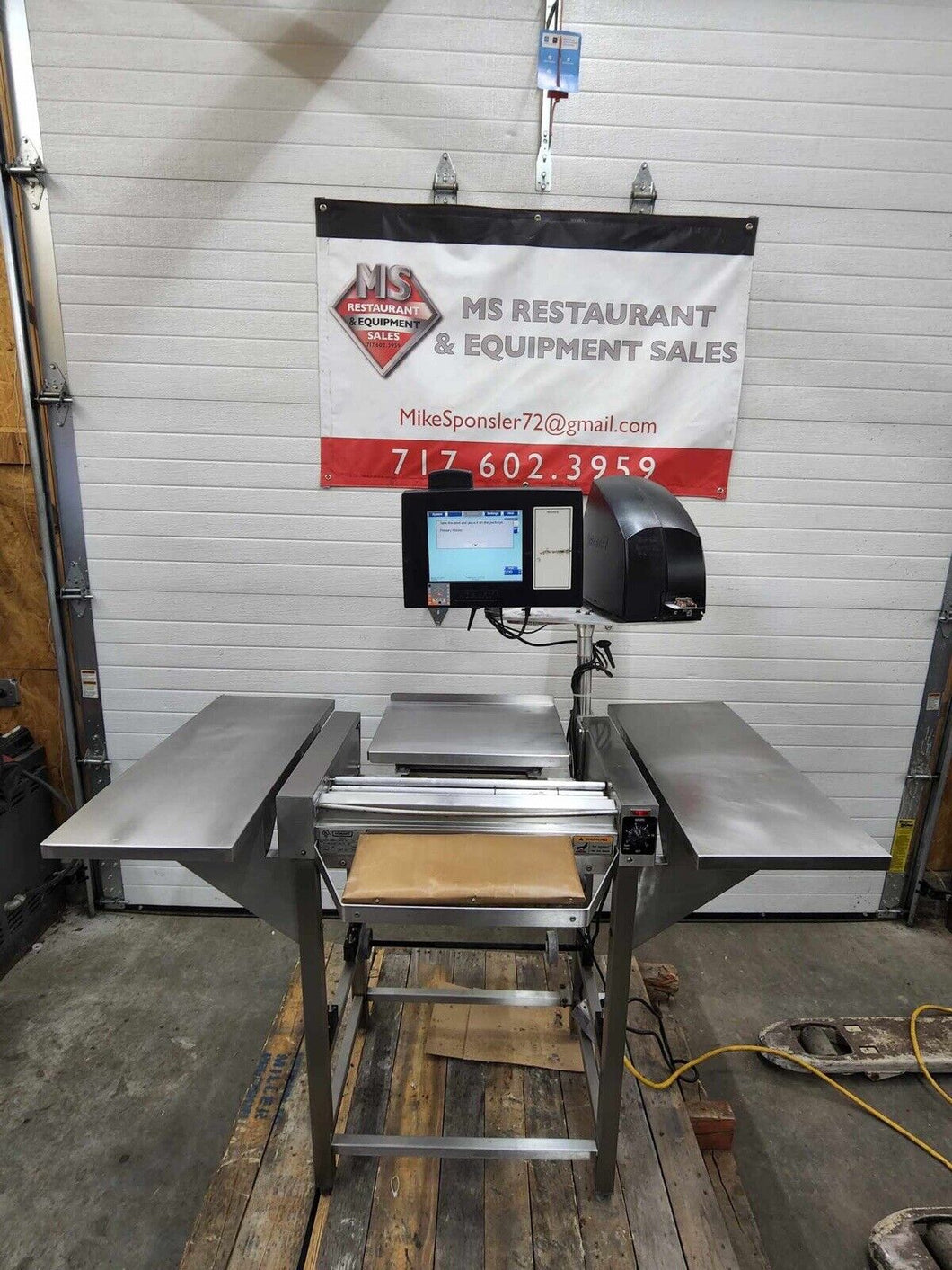 Hobart HWS4 Hand Wrap Station Hot Plate w/ Printer Refurbished Tested Working!