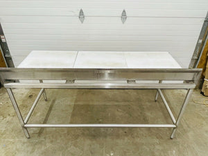 Universal Poly Work Top Butcher Table