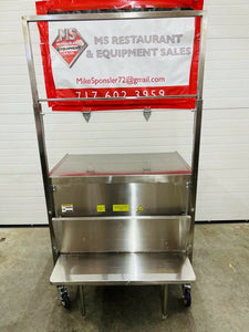 Winholt Enclosed Stainless Steel Sample Demo Table Tested & Working