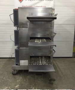 Lincoln 1132 Triple Stack 3ph 208v Electric Conveyor Pizza Oven Refurbished!